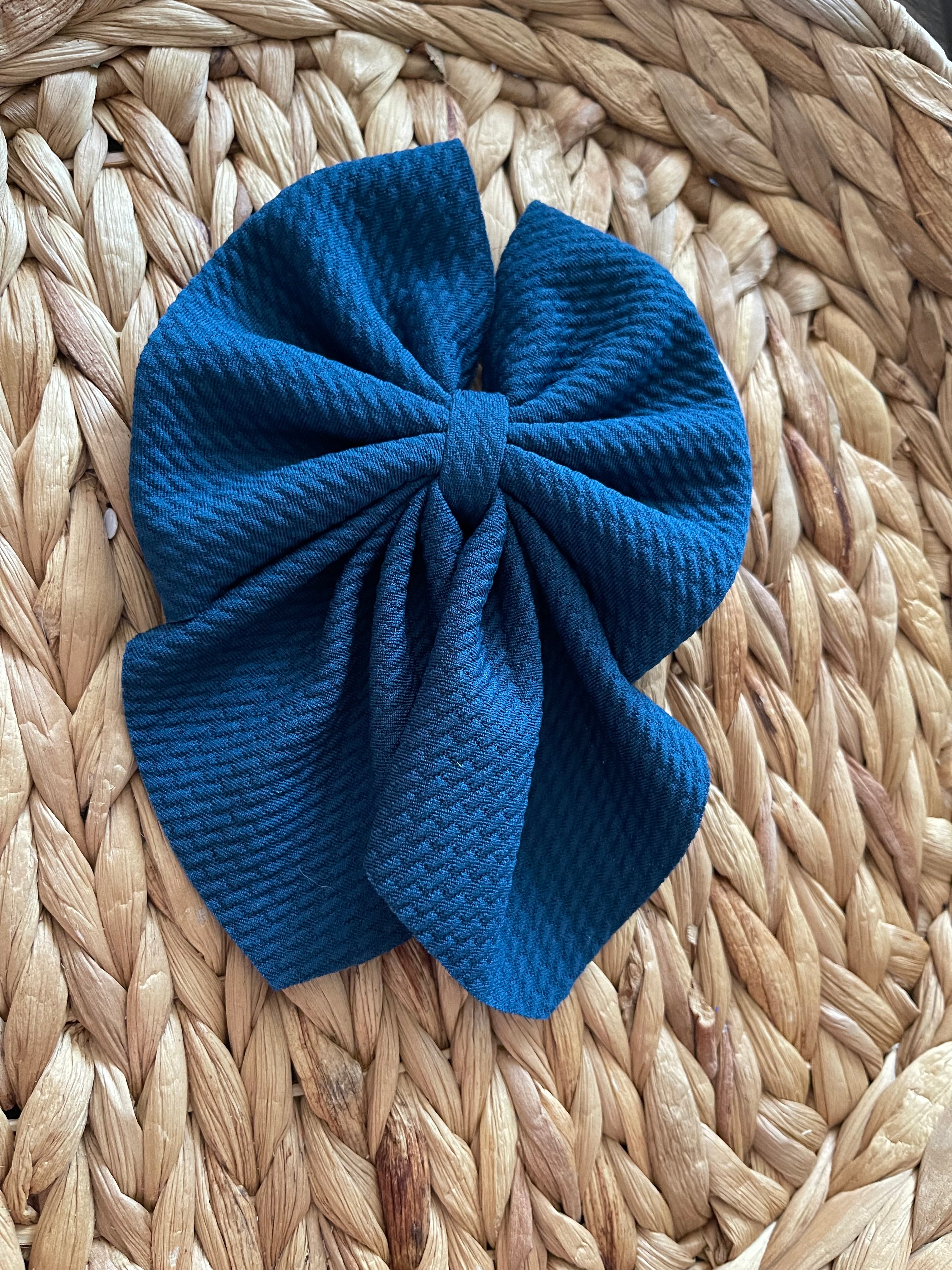 Blue sailor bow